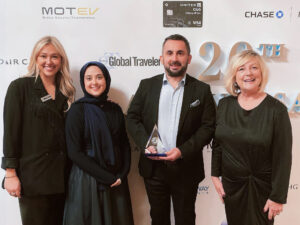 Haley Fogarty (Global Traveler) Şeyda Yılmaz (İGA İstanbul Havalimanı), Gökhan Şengül (İGA İstanbul Havalimanı), Saba Corzo (Global Traveler)